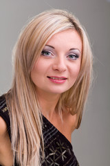 Fototapeta premium friendly smiling young woman