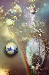 Ancient,magic mirror © Rosario Rizzo