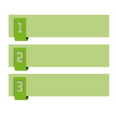 Obraz premium Vector faq labels, three options with numbers