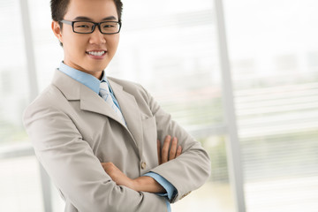 Cheerful businessman