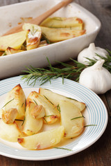 Baked potato with spice