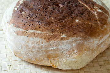 large loaves of bread traditionally roasted
