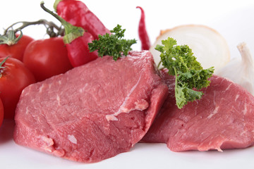 raw meat