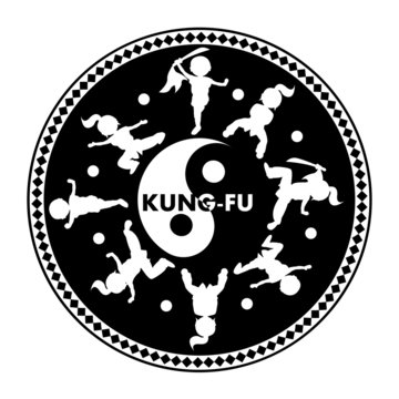 kung fu logo wallpaper