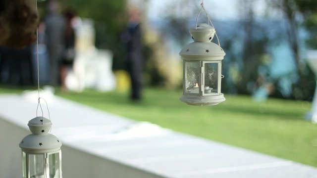 Lanterne in giardino