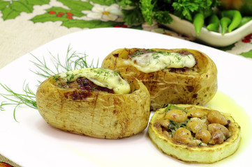Stuffed potatoes