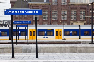 Cercles muraux Amsterdam Gare centrale d& 39 Amsterdam