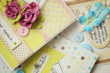 scrapbooking craft materials
