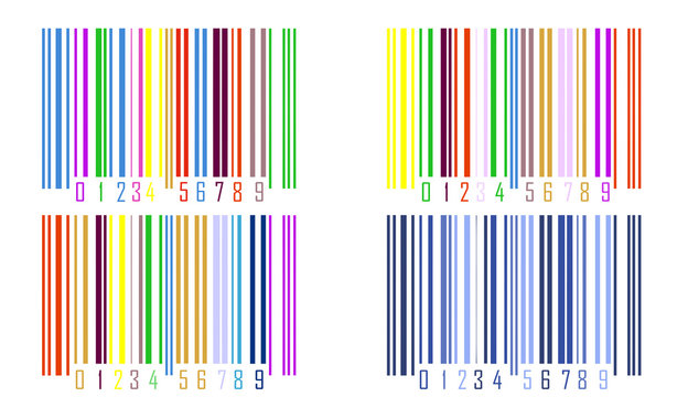Codes barres color&eacute;s