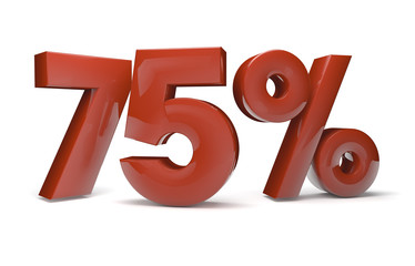 75 percent