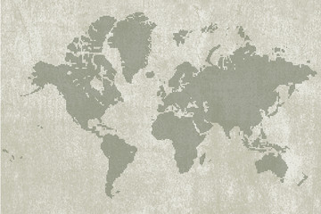 Fototapeta na wymiar Mapa Świata punkty Wektory