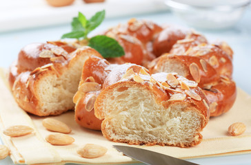 Sweet braided bread