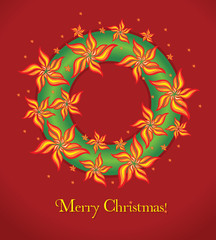 Vector christmas garland