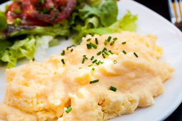 omelet with ham