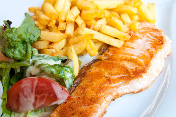 grilled salmon