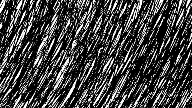Hand Scribble painted black ink light box element.