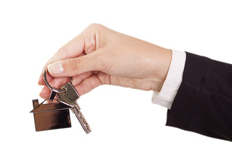 Fototapeta premium giving house keys