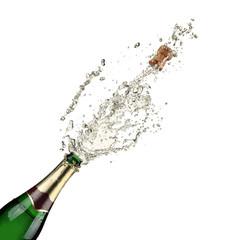 Close-up of champagne explosion © Lukas Gojda