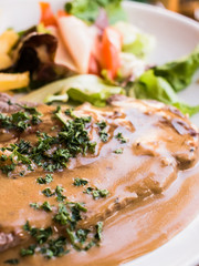 juicy steak beef