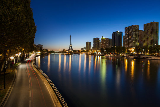 Fototapeta Front de Seine, Paris, France