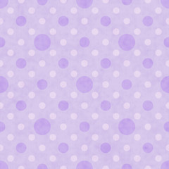 Purple and White Polka Dot Fabric Background