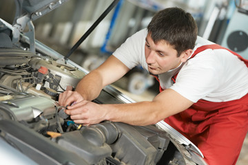 auto mechanic at work