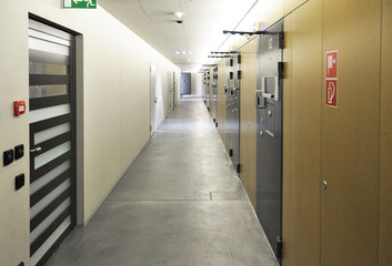 Corridor of a modern prison - 45430903