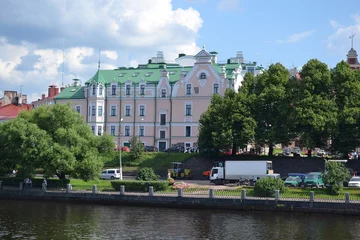 Wall murals City on the water View of Vyborg