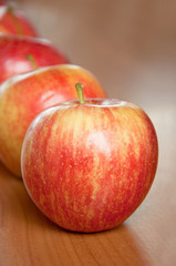 Apple on table