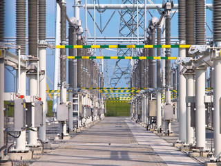 transformation power station landscape closeup