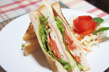 Sandwich ham cheese