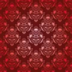 damask seamless floral pattern