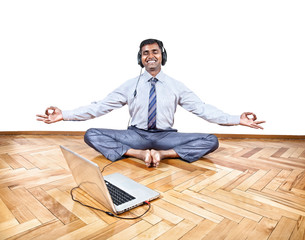 Fototapeta premium Business yoga