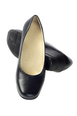 Women's Black Leather Shoes