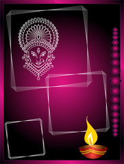 Durga Diwali Design