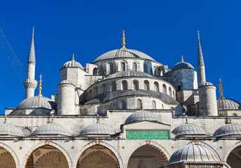 Fototapeta na wymiar Błękitny Meczet w Stambule Turcja