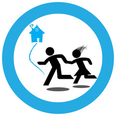 vector illustration of male and female symbol