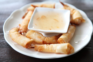 Fried Spring Roll also known as Egg Roll