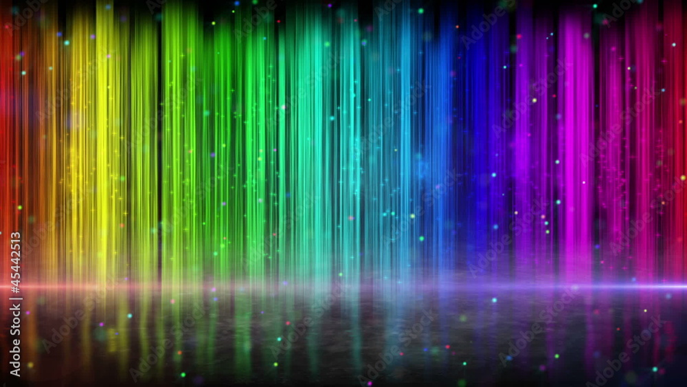 Wall mural rainbow color stripes abstract loopable background