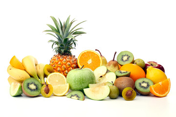 Fototapeta na wymiar asortyment owoców
