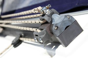 Close-up of a fasten rope