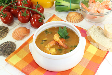 gesunde Bouillabaisse