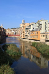 Fototapeta na wymiar Widok z Girona, Hiszpania