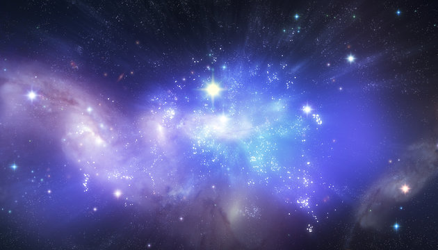 Fototapeta Beautiful universe background