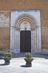 Fototapeta na wymiar Kościół św Franciszka. Orvieto. Umbria. Włochy.