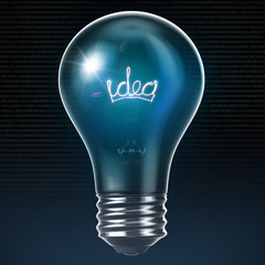 Green Idea Bulb 3D