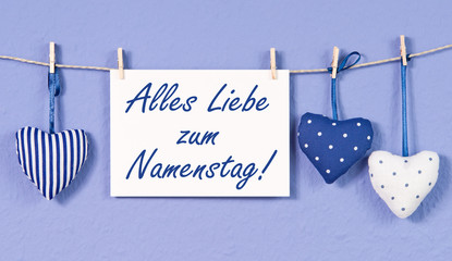 Alles Liebe zum Namenstag !