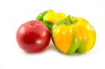Apple and peppers