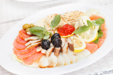 fish appetizer