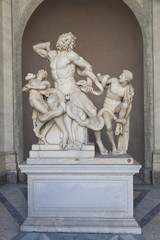 Obraz premium Laocoonte y sus hijos. Museos Vaticanos, Roma